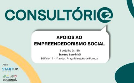 Candidaturas Empreendedorismo Social FORTALEÇA O SEU PROJETO! Consultório O2 @Lourinhã 8 JULHO