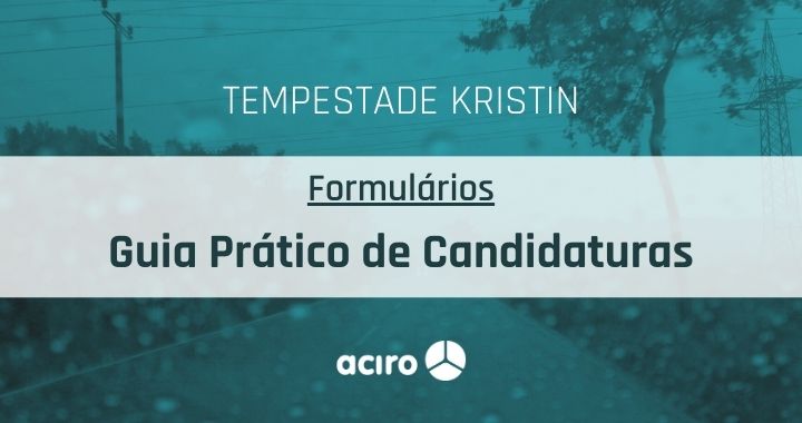Tempestade Kistin - Formulários de Apoio - Guia de preenchimento